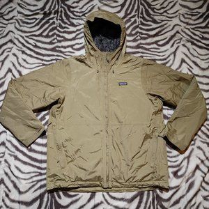Patagonia waterproof insulated Torrentshell zip up jacket size XL men's khaki